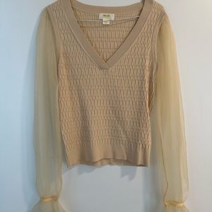 Creamy blouse MAEVE